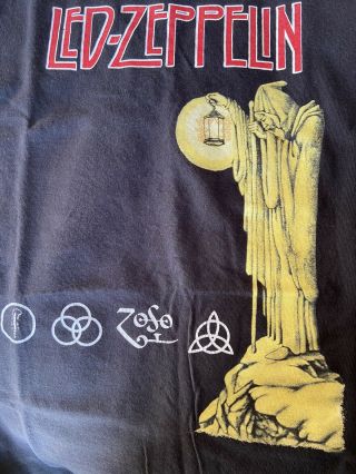 Vintage Led Zeppelin Zoso T - Shirt