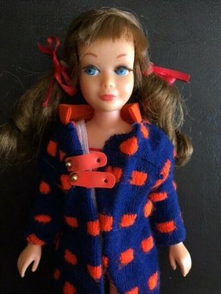 Barbie Vintage Skipper Sausage Curl Bend Leg Tnt Mod Era Doll
