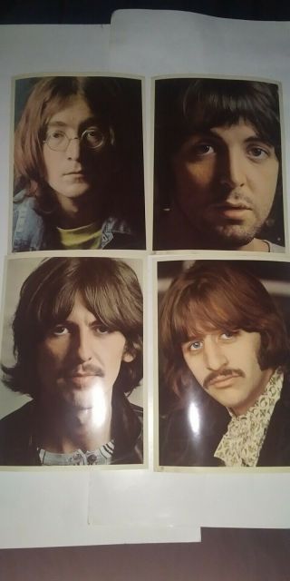 The Beatles Head Shot Photos From The White Album - 1968 - 1969 - Prints