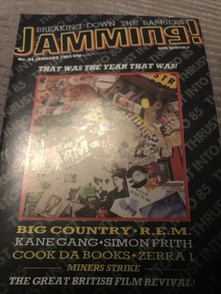 Jamming 24 1985 Rem Big Country Kane Gang Cook Da Books Zerra 1
