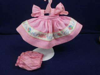 Vintage 1953 Vogue Ginny 30 " Dawn " Dress And Bloomers In Vgc