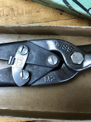 M15 Vintage Wiss Tin Snips Antique N.  O.  S 2
