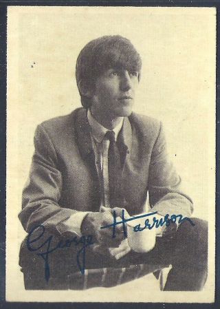 A&bc - Beatles 1964 (1st Series B&w) - 52 - George Harrison