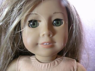 American Girl Doll GOTY 2014 Isabelle Palmer Blonde Hair Green Eyes Nude Retired 2