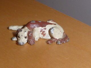 Antique Or Vintage Metal Lead Dog Figure Spaniel