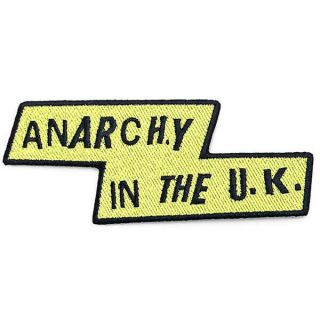 Sex Pistols Anarchy In The Uk : Woven Iron - On Patch 100 Official Licensed Merch