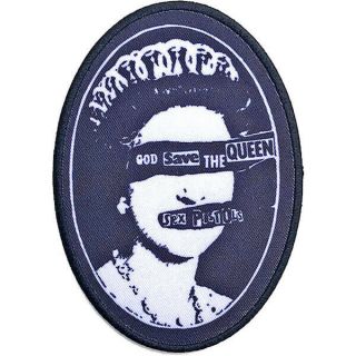Sex Pistols God Save The Queen: Woven Iron - On Patch 100 Official Licensed Merch