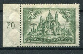 D153545 Germany Deutsches Reich Mnh Sc.  350 1925 Speyer Cathedral