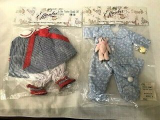 Effanbee,  " 2 Outfits - Yankee Doodle & Blue Sleeper " Fits 11 " Dy - Dee Mip & Nrfp