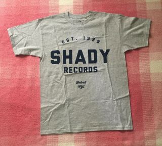 Shady Records Est 1999 Medium Grey T Shirt Eminem Slim Shady Detroit Nyc
