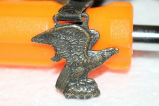 Antique Vintage C.  1900 American Eagle Us Army Watch Fob Sign