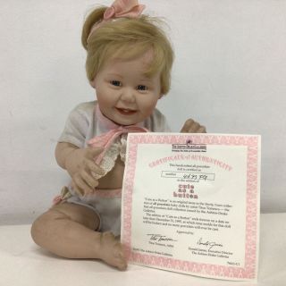 Ashton Drake Cute As A Button Numbered Titus Tomescu Porcelain Doll Boxed 209