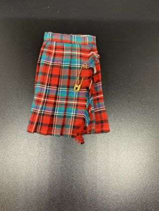 Vintage Tammy Doll Plaid Skirt 9221 - - Made In Japan