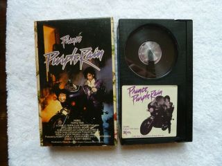 Vintage 1984 Prince : Purple Rain Betamax Beta Hi - Fi Video Tape Warner Brothers