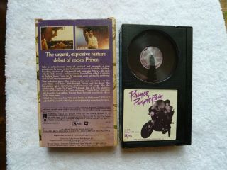 Vintage 1984 Prince : Purple Rain Betamax Beta Hi - fi Video Tape Warner Brothers 2
