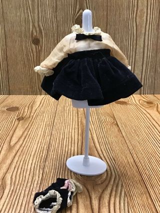 Vintage Vogue Ginny Doll Tagged Dress Undies 2 Piece Outfit