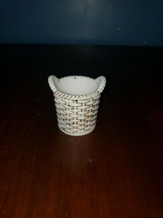 Vintage Milk Glass Toothpick Holder