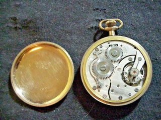 HARVARD 7 Jewel Antique GOLD POCKET WATCH with Gold Dial RESTORE OR PARTS 3