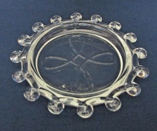 Heisey Elegant Glass Lariat 4 " Coaster