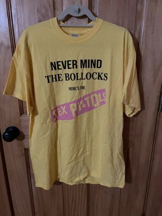 Never Mind The Bollocks Here’s The Sex Pistols T - Shirt Mens Xl Gildan