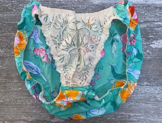 Vintage Ungaro High Cut Lace Panties Size Medium