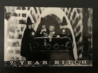 7 Year Bitch Viva Zapata Vintage Promo Postcard (seattle,  Mia Zapata,  90s)