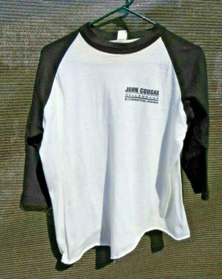 John Cougar Mellencamp American Fool Tour 3/4 Sleeve Concert T Shirt Size Xl