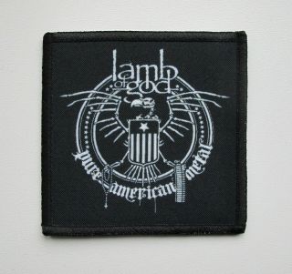 Lamb Of God - Pure American Metal - Patch / Pantera Machine Head Fear Factory