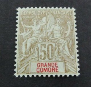 Nystamps French Grand Comoro Stamp 17 Og H $53 Y28y3264