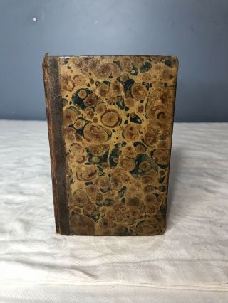 1834 Antique Children’s Book Little Flora By A Lady York Hardcover Gpessu