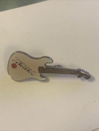Vintage 1980’s Scorpions Guitar Enamel Pin.