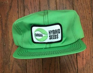 Vintage Cargill Seed Farm Trucker Hat Snapback Hat Baseball Cap Patch Usa Made
