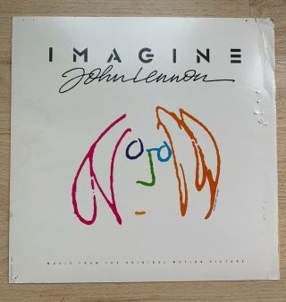 John Lennon Imagine Movie Promo Poster 12x12