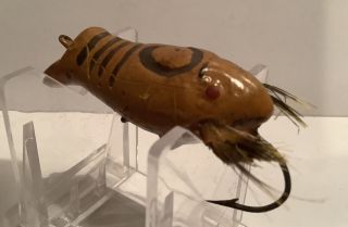 Vintage Unknown Crawdad Lure Hand Painted Early Crayfish Lure