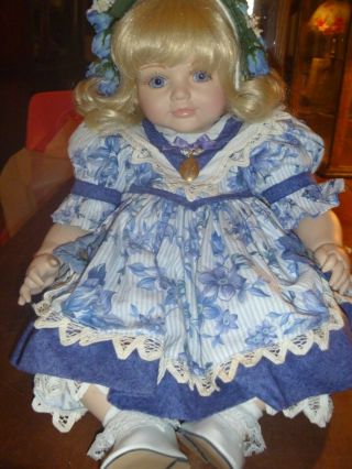 Marie Osmond 1997 Alexis Baby Porcelain Doll 19 " Limited Ed.  2737/5000