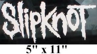 Licensed Vintage 2001 Slipknot Logo Car/truck Vinyl Decal Sticker 5 " X 11 "