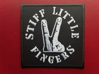 Stiff Little Fingers Classic Punk Rock Music Band Embroidered Patch Uk Seller