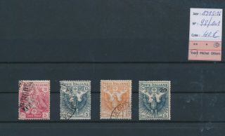 Ln94523 Italy 1915 Red Cross Coat Of Arms Fine Lot Cv 40 Eur