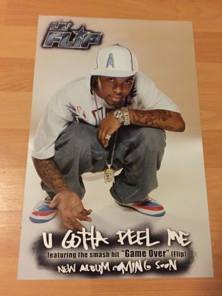 Lil Flip U Gotta Feel Me Promo Calendar Poster Houston Dj Screw Boombox Rap 2004