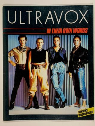 Ultravox In Their Own Words Book Wave Synth Vienna Arp 80s Romantics