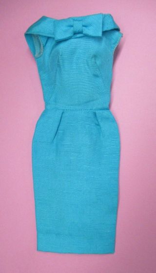Vintage Barbie - Silk Sheath Pak Turquoise Silk Sheath Dress