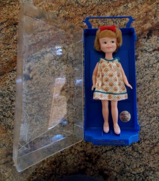 Vintage Penny Brite 8.  5 " Doll In Case (1964)