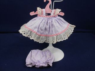 Vintage 1953 Vogue Ginny 32 " Nan " Dress And Bloomers In Vgc