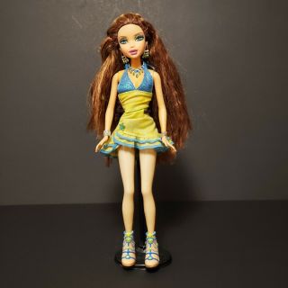 My Scene Barbie Doll CHELSEA Tropical Juicy Bling Long Auburn Hair RARE 2