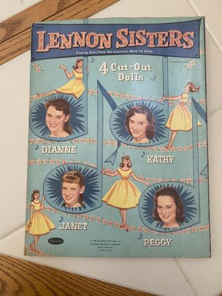 Vintage 1958 Lennon Sisters Paper Dolls