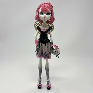 Monster High C.  A.  Cupid Doll With Purse Skeleton Wings Sweet 1600