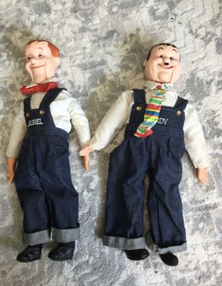 Laurel And Hardy Ventriloquist Dolls 24 " Goldberger Larry Harmon Pictures