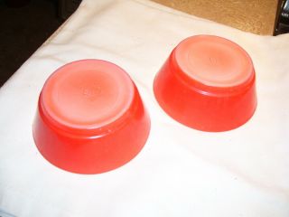 Vintage Red Retro Fire King? Oven Proof Bowls