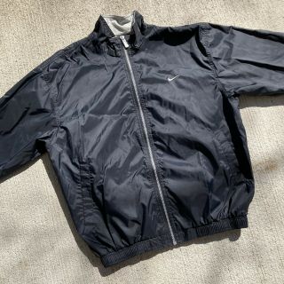 Vintage 1990s Nike Full Zip Polyester Ventilated Windbreaker Jacket Men 