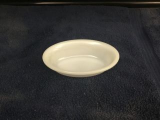 Vintage Glasbake Small White Milk Glass Oval Baking Dish 475 Usa